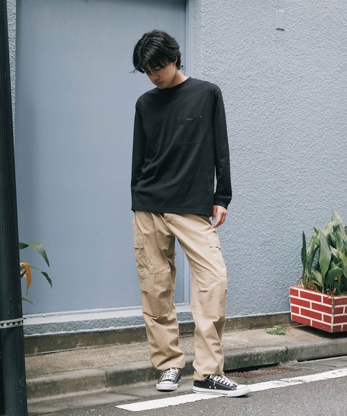 GRAMICCI and wander ホワイトロングスリーブTシャツ サイズM and wander tシャツ wander/アンドワンダー×Gramicci/グラミチ