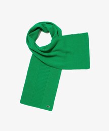 LACOSTE（ラコステ） マフラー ストール 編み地切替え ウールニット