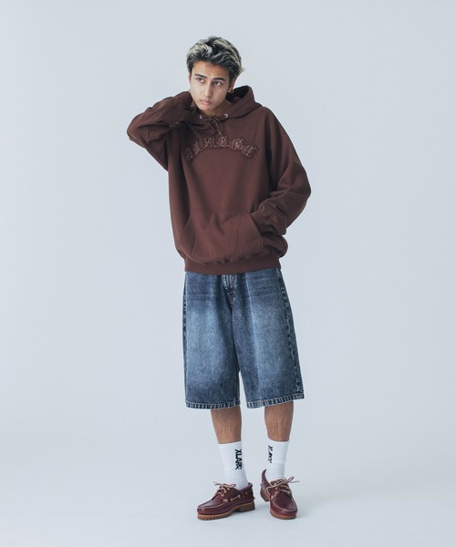 XLARGE パーカー ARCH LOGO HOODED SWEATSHIRT メンズ