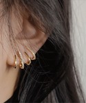 イヤリング 落ちにくい!痛くなりにくい 4連イ...の詳細画像5