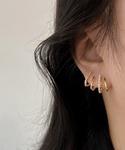 イヤリング 落ちにくい!痛くなりにくい 4連イ...の詳細画像4