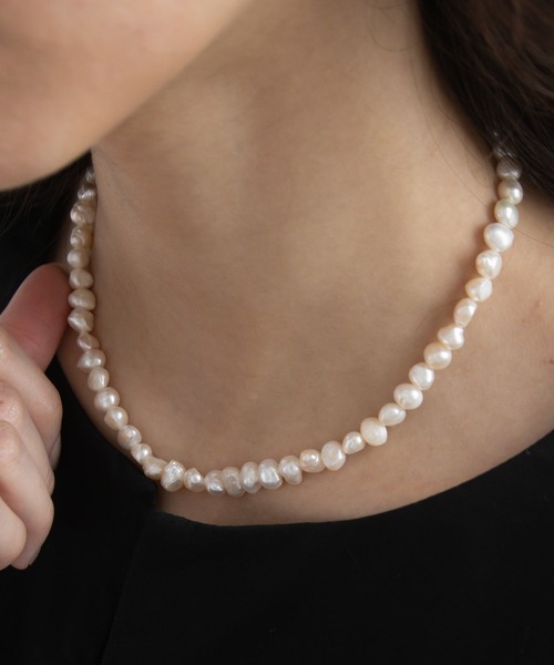 abaskdesign（アバスクデザイン） ネックレス 淡水パールネックレス