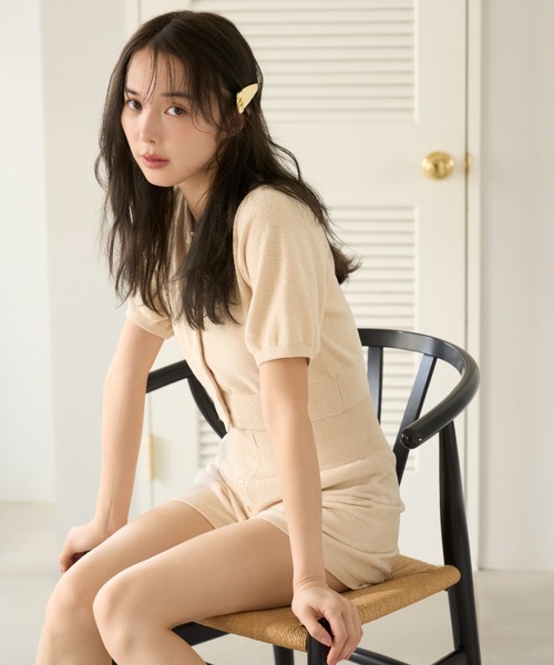 SNIDEL HOMEの短パンパジャマ SNIDEL HOME パジャマ ルームウェア ヴィンテージライクショート