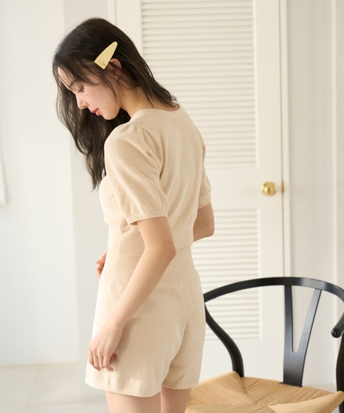 SNIDEL HOME パジャマ ルームウェア ヴィンテージライクショート