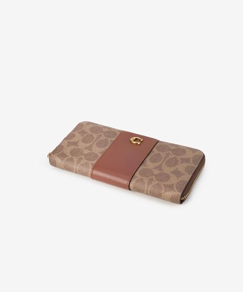 【 COACH 】 スリム アコーディオン ジップ ウォレット COACH 財布 エッセンシャル スリム アコーディオン ジップ