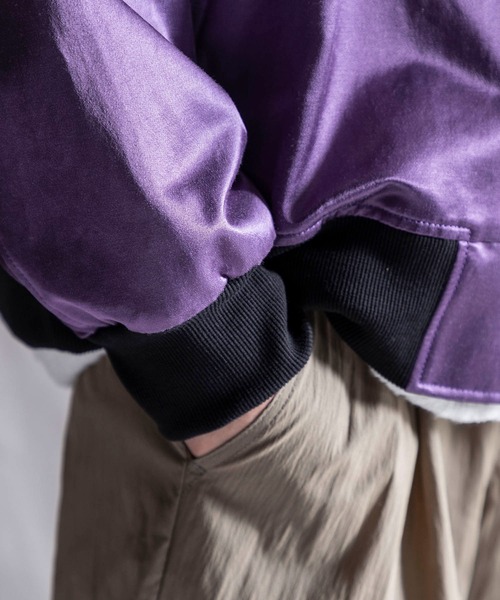 Jackman（ジャックマン） スタジャン Satin Award Jacket メンズ