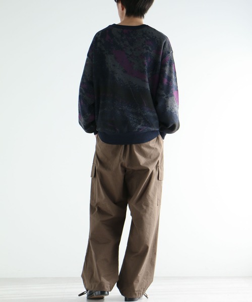 CRAFT STANDARD BOUTIQUE ニット セーター 変な柄クルーネック