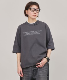 カレンソロジーUNIVERSAL OVERALL 別注スリーブTシャツ　ブラウン カレンソロジーUNIVERSAL OVERALL 別注スリーブTシャツ ブラウン