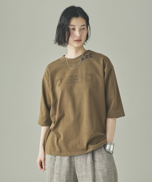 tシャツ Curensology(カレンソロジー)/「UNIVERSAL OVERALL」別注ショートスリーブTシャツ レディースの画像