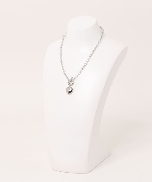L LABEL（エルラベル） ネックレス ハートチェーンマンテルネックレス