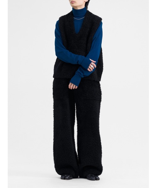 LAPIIS パンツ BRITISH FUR RELAXED WIDE TROUSER メンズ レディース
