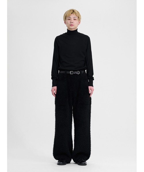 LAPIIS パンツ BRITISH FUR RELAXED WIDE TROUSER メンズ レディース