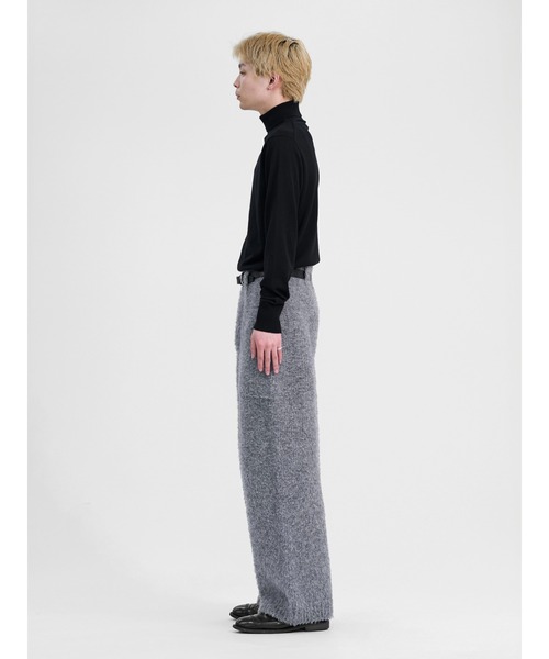 LAPIIS パンツ BRITISH FUR RELAXED WIDE TROUSER メンズ レディース