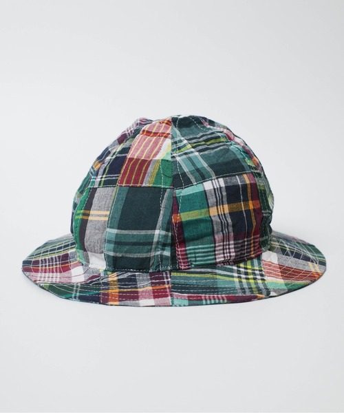 ブライス  マドラスチェックキャスケット 帽子 ハット 「T6」「UNIVERD72」MADRAS CHECK PATCHWORK MILL HAT