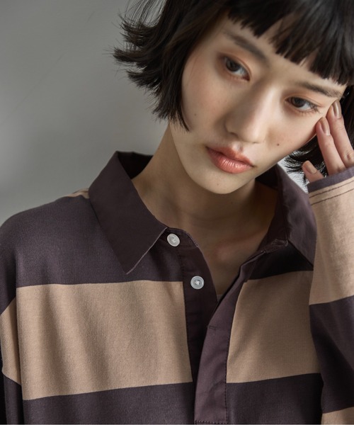 アメリカのブランドのワンピース CORNERS ワンピース USAコットンビッグシルエットTシャツ