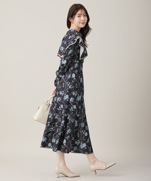 ANY SIS（エニィスィス） ワンピース 「洗える」スカーフデザイン