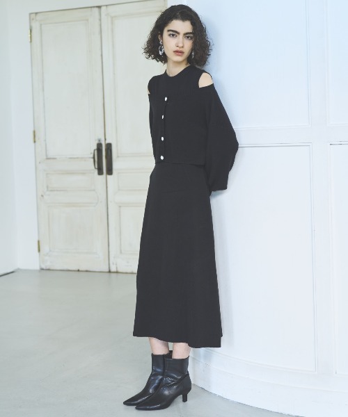 アンドクチュール ニットワンピース AND COUTURE（アンドクチュール） ワンピース アンサンブルニット