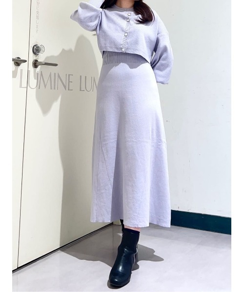 AND COUTURE（アンドクチュール） ワンピース アンサンブルニット