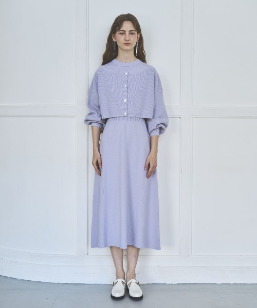 ワンダフルワールド♥ブラウスアンサンブルセット AND COUTURE（アンドクチュール） ワンピース アンサンブルニット