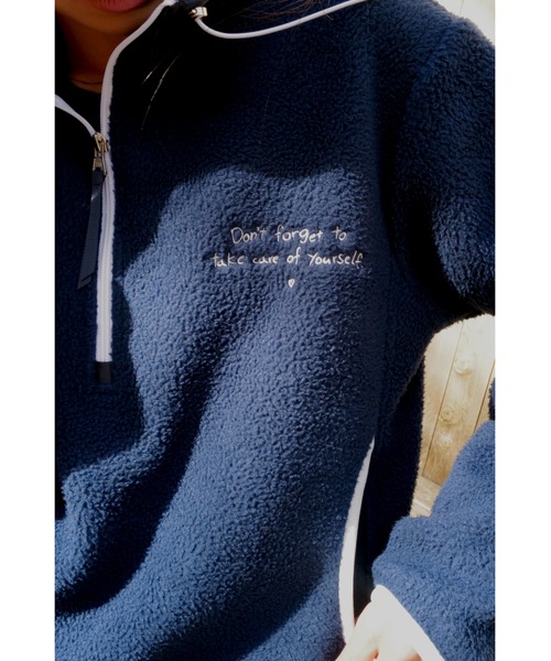 ALEXIA STAM（アリシアスタン） トレーナー スウェット Message Fleece