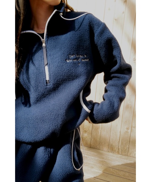 ALEXIA STAM（アリシアスタン） トレーナー スウェット Message Fleece