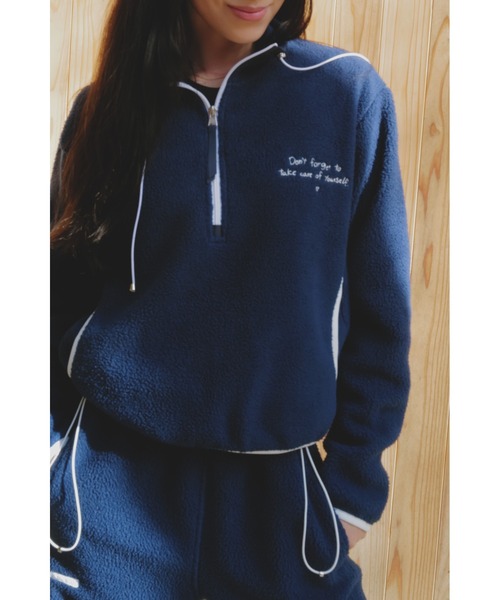 ALEXIA STAM トップス ALEXIA STAM（アリシアスタン） トレーナー スウェット Message Fleece