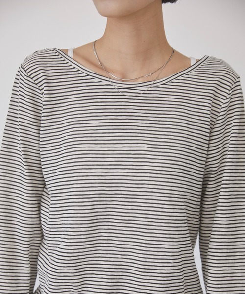ORGANDY ボーダーTシャツ ORGANDY ボーダーTシャツ
