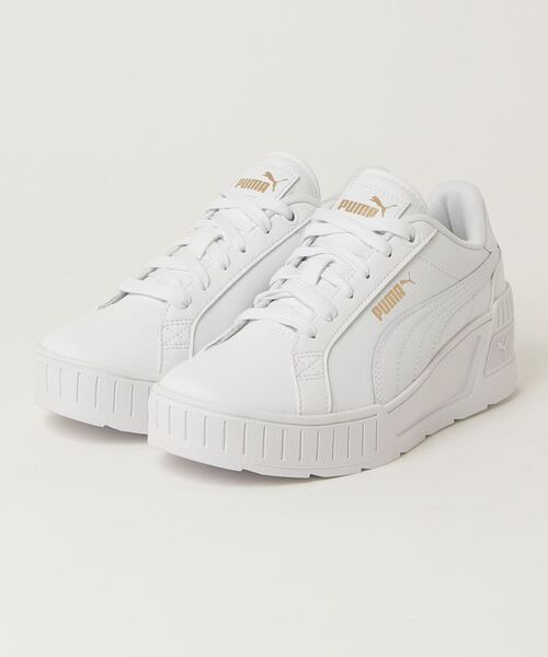 PUMA スニーカー プーマ ウィメンズ カルメン ウェッジ レザー