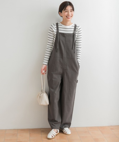 かぐれ kagure urban research レディースコットンサロペット かぐれ kagure urban research レディースコットンサロペット