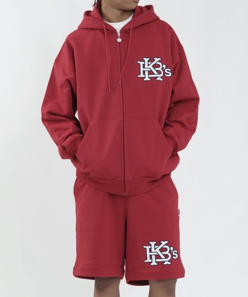 【KEBOZ】EFG GARMENT SWEAT FULL ZIP HOODIE KEBOZ パーカー EFG GARMENT SWEAT FULL ZIP HOODIE メンズ