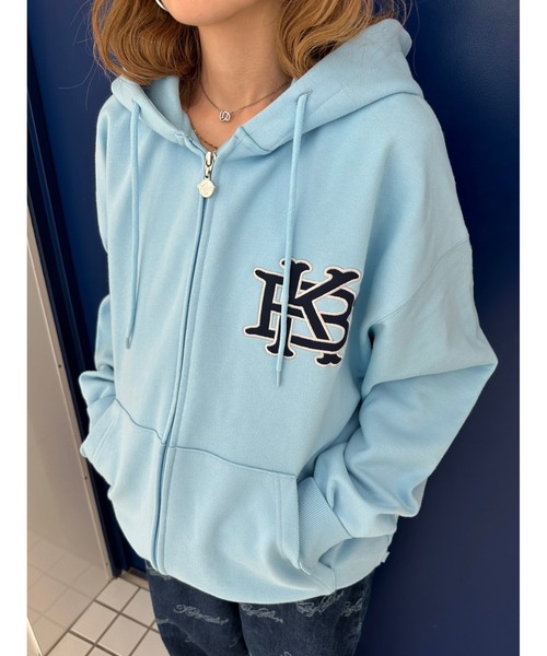 【KEBOZ】EFG GARMENT SWEAT FULL ZIP HOODIE EFG SWEAT FULL ZIP HOODIE