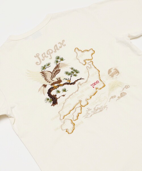 Schott/ショット 別注 刺繍JAPAN Tシャツ/バック刺繍 Schott N.Y.C tシャツ Schott/ショット 別注 刺繍JAPAN Tシャツ