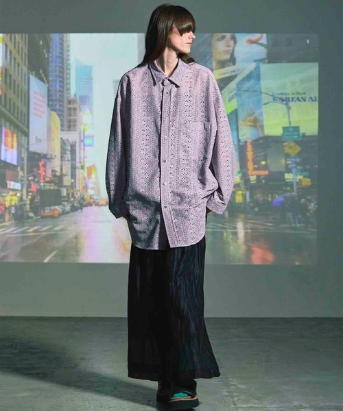 超美品　MAISON SPECIAL Prime-Over MK-3 シャツ MAISON SPECIAL シャツ 「UNISEX」Cotton Silk Prime-Over Short