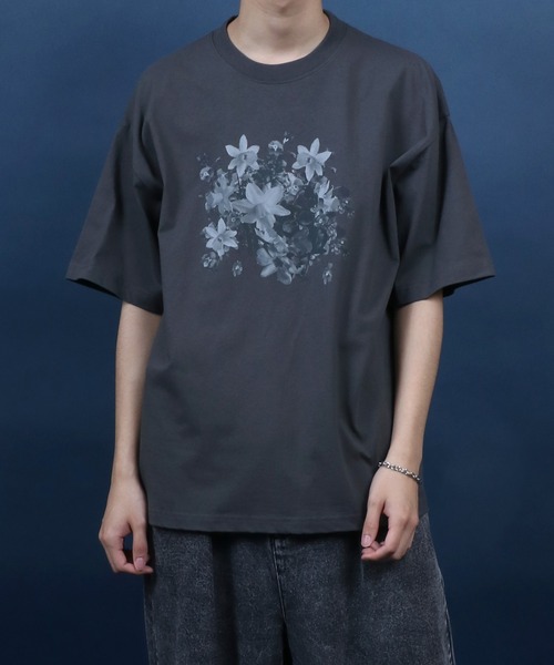 3色 半袖Tシャツ フラワープリント カジュアル ヴィンテージ 楽天市場】tシャツ ティーシャツ プリントtシャツ メンズ