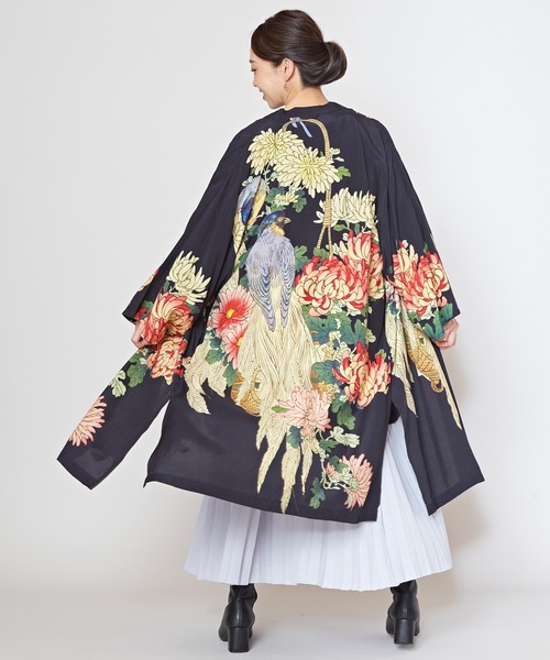 カーディガン 「カヤ」花鳥UV長羽織 レディース カヤ カーディガン 「カヤ」花鳥UV長羽織 レディース : ZOZOTOWN