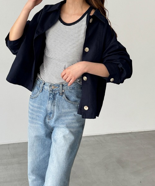 CANAL JEAN コート アウター El mar コットンショートジャケット