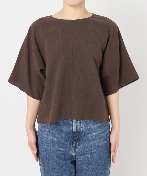 Spick＆Span ブラウス シャツ ハイブリッドラミーTトップス