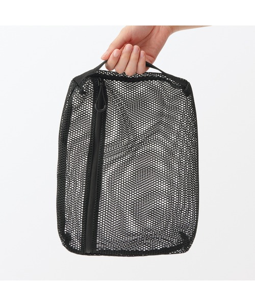無印良品（MUJI） 旅行 立体メッシュケース L 約21×27×5cm