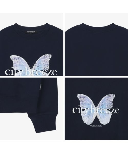 トレーナー スウェット CITY FLUTTER SWEAT SHIRT レディース CITYBREEZE トレーナー スウェット CITY FLUTTER SWEAT SHIRT