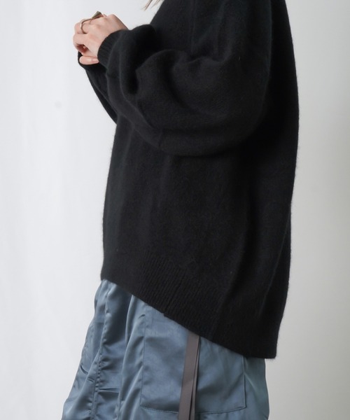 「LUCA/LADY LUCK LUCA」 「huitieme nid」長袖ニット FREE イエロー レディース_画像6