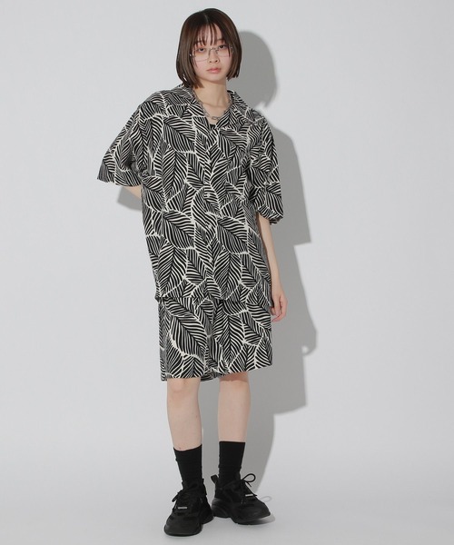 Anui（アニュイ） パンツ 「UNISEX/2サイズ展開」リーフガラ