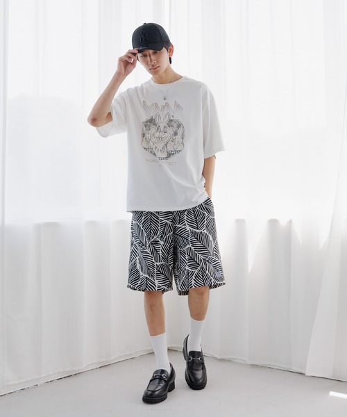 Anui（アニュイ） パンツ 「UNISEX/2サイズ展開」リーフガラ