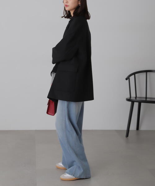 「FREE'S MART」 ピーコート SMALL ブラウン レディース_画像9