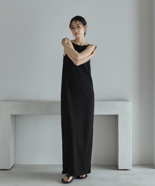 feepur ワンピース 「TALL/2Tサイズあり」カットリブキャミ