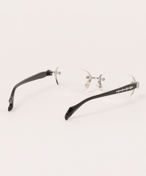 ViViDAY 伊達メガネ メガネ 眼鏡 デザイン十字架メガネ レディース