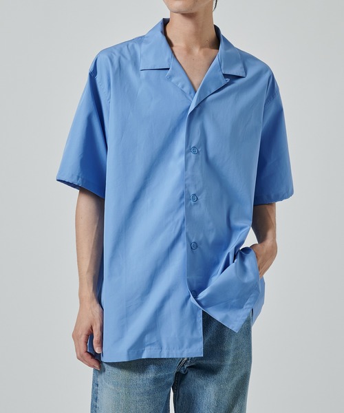 BASICKS（ベイシックス） シャツ Thomas Mason Open Collar Shirt