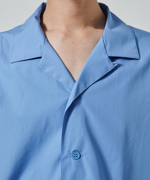 BASICKS（ベイシックス） シャツ Thomas Mason Open Collar Shirt