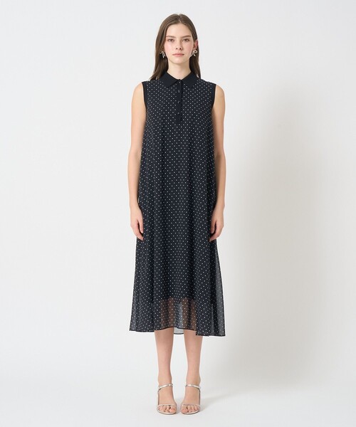 ANAYI（アナイ） ワンピース シフォンコンビ配色カラー ワンピース