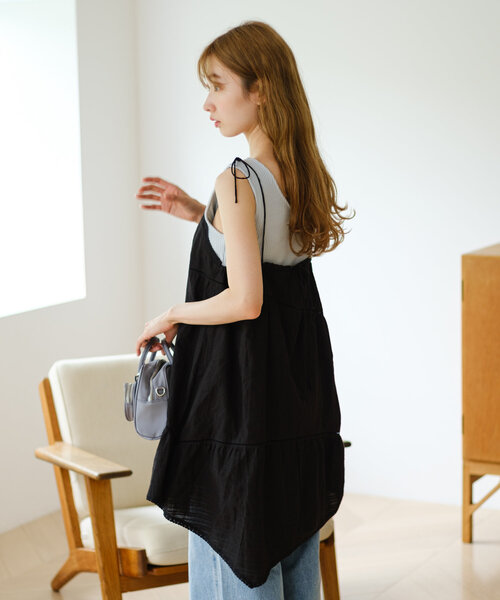Kastane チュニック コットンキャミチュニック : ZOZOTOWN Yahoo