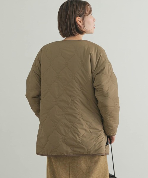 「F by ROSSO」 ノーカラージャケット FREE オフホワイト レディース_画像3